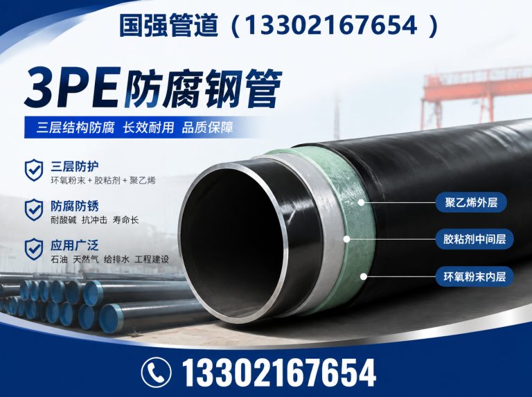 津南区3PE防腐钢管展示图